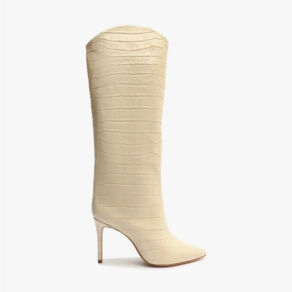 Schutz Maryana Crocodile - Embossed Leather Boot
